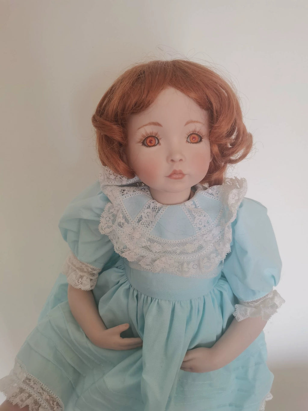 170926-toy-64 Dianna Effner Emily 1991 American Artist Doll 20" Cloth Body Porcelain Limbs