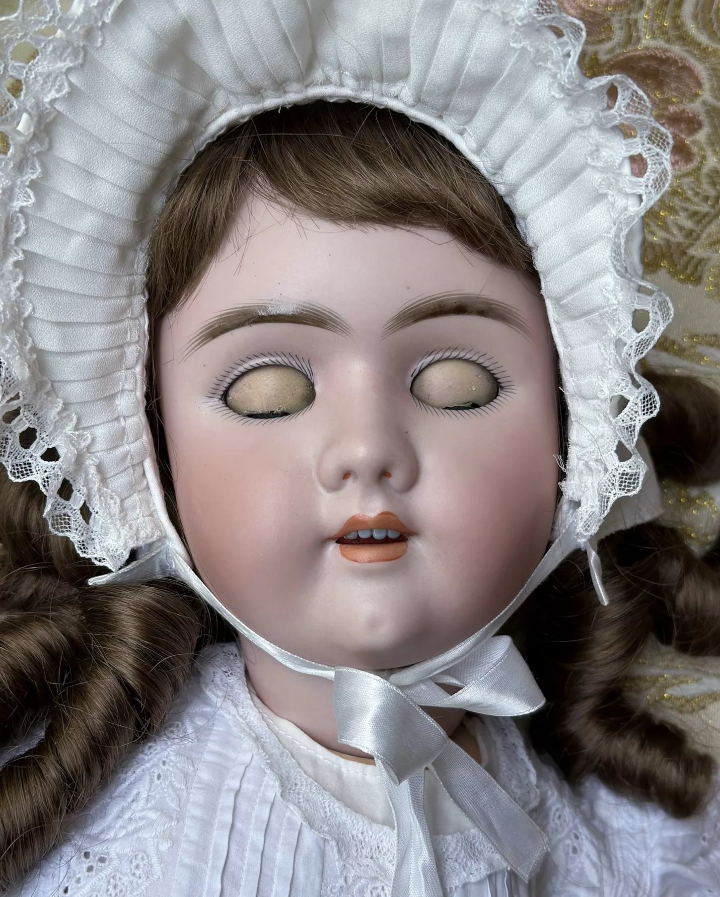 040926-doll-228 Antique German Soup Doll Joint Body Handwerck109 Dep 30 \"Large Size Doll