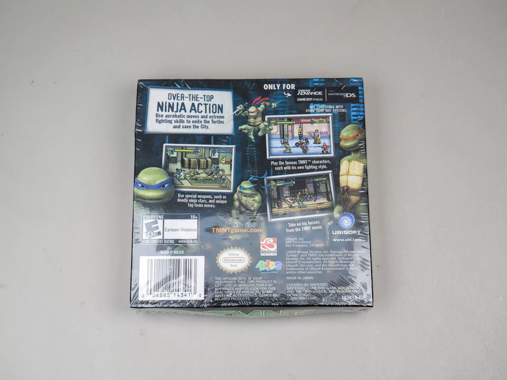 120926-toy-1 gba game, American Mutant Ninja Turtles TMNT, original genuine cassette, rare, colorful as shown, new unopened, squeezed deformation of the box, free shipping.
