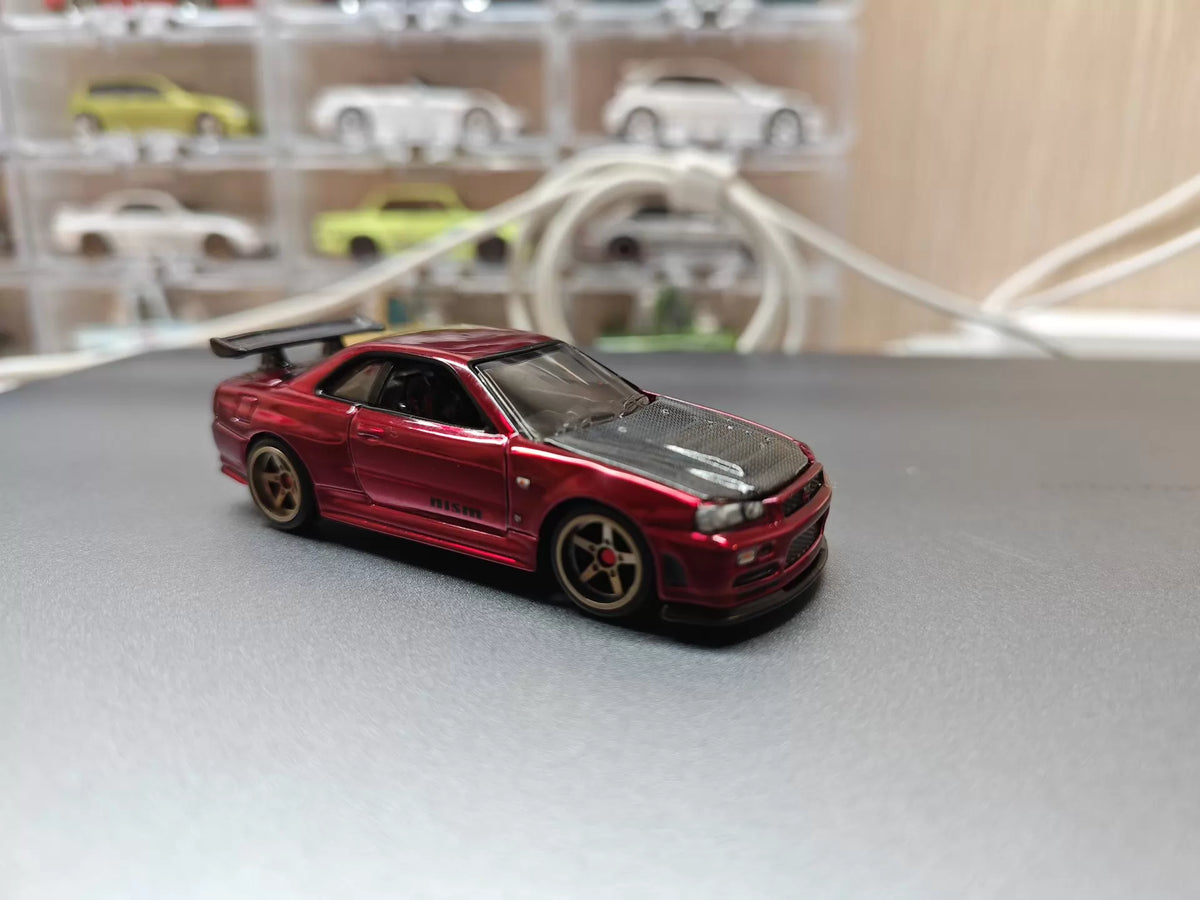 260926-toy-119 Hot Wheels RLC voted for Magic Red R34 alloy material 1/64 scale only disassembled ph New