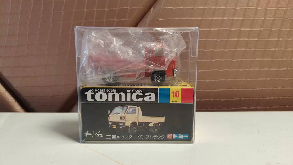 150926-toy-72 Tomica out-of-print black box 10 Mitsubishi dump truck Mitsubishi canter dump truck