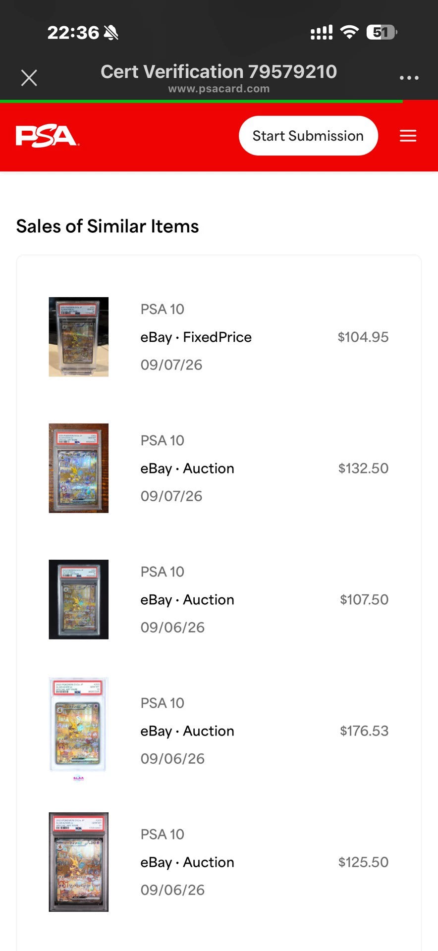 131026-toy-17 Pokemon Pokémon PSA10 Hudi Card