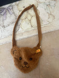 250926-toy-33 Steiff teddy bear plush crossbody bag