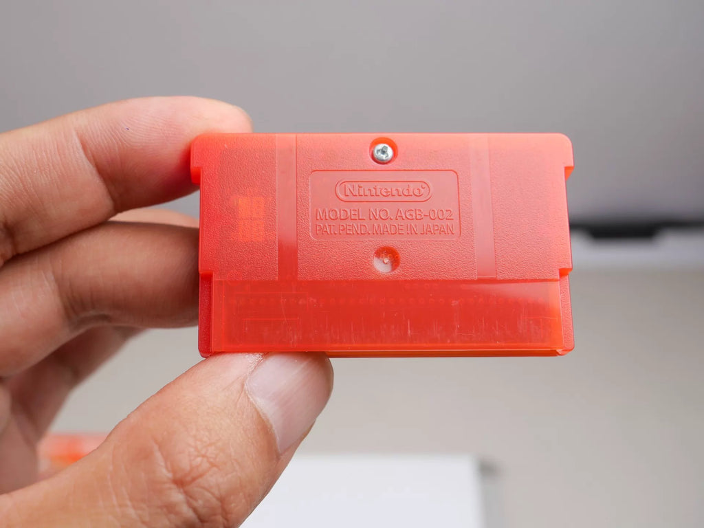 120926-toy-11 GBA game, Pokemon, Fire Red, original genuine, color as pictured, reprint box said full, good state, cartridge chip memory, normal function, free shipping transparent protection box.