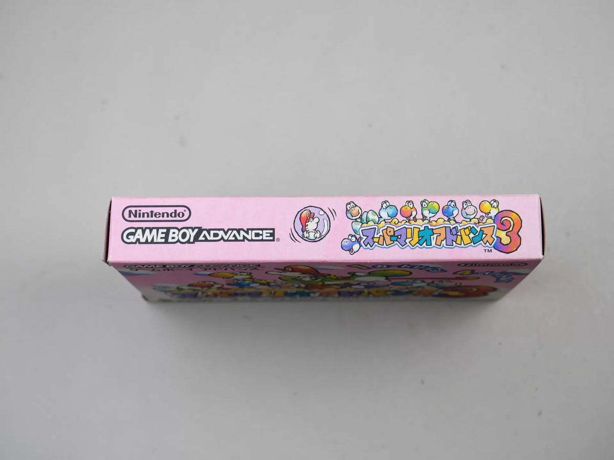 120926-toy-5 gba game, Super Mario Bros. A3. Yoshi Island, original genuine cartridge, color as shown in the picture, full box, medieval beauty, chip memory, normal function, free shipping transparent protective box.