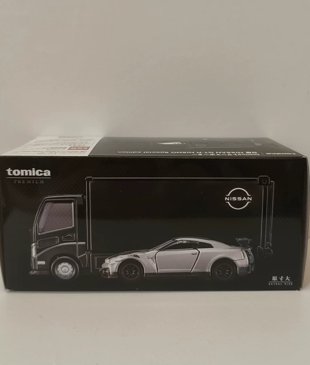 210926-toy-8 Tomica Seal premium Nissan GT-R Nismo Special edition truck set original box New