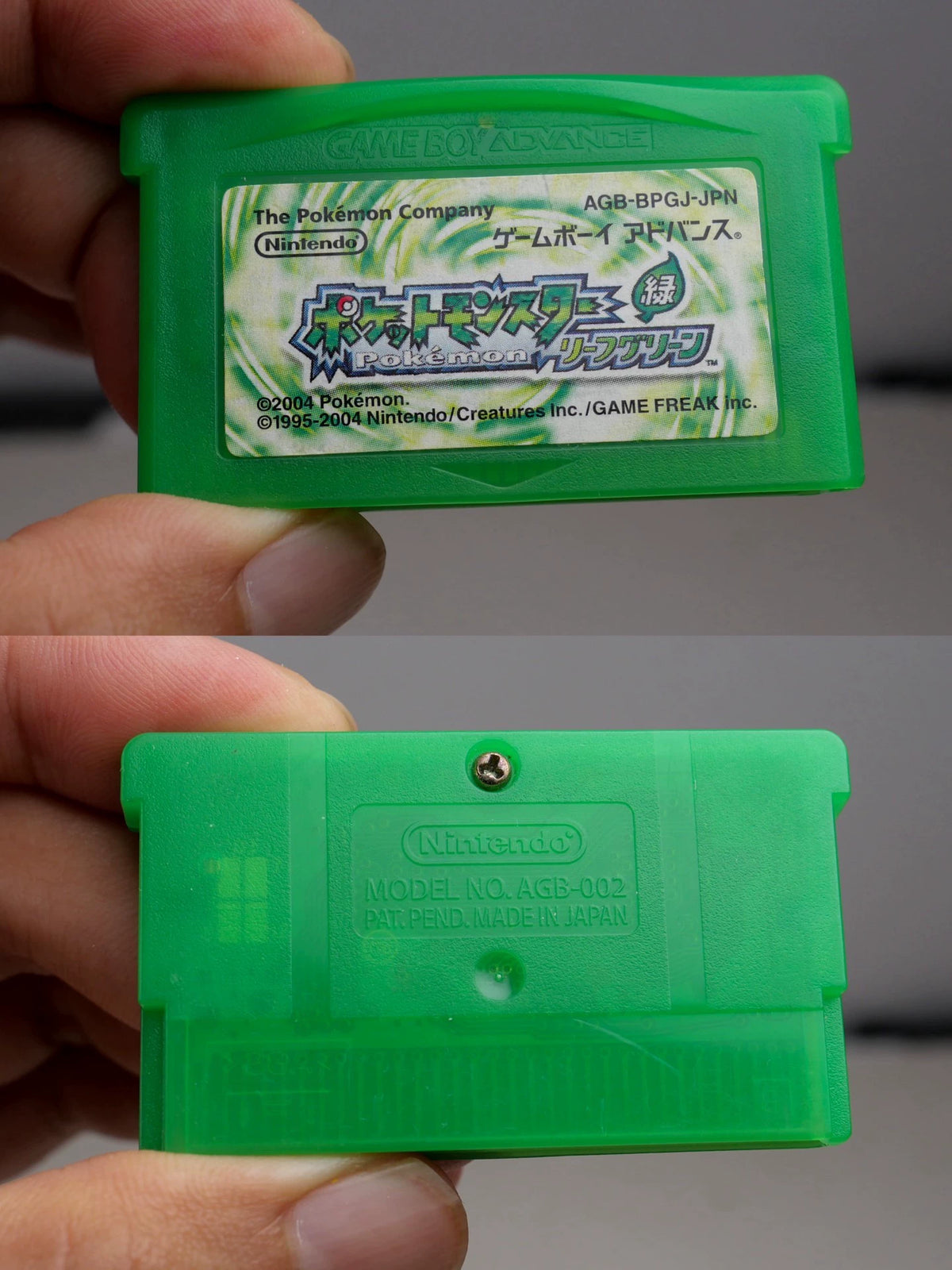 120926-toy-46 GBA game, Pokemon, fiery red leaf green, original genuine, naked card, color as shown. The cartridge is in good condition, the chip memory is normal, the function is two packages are priced, and two storage boxes are delivered.