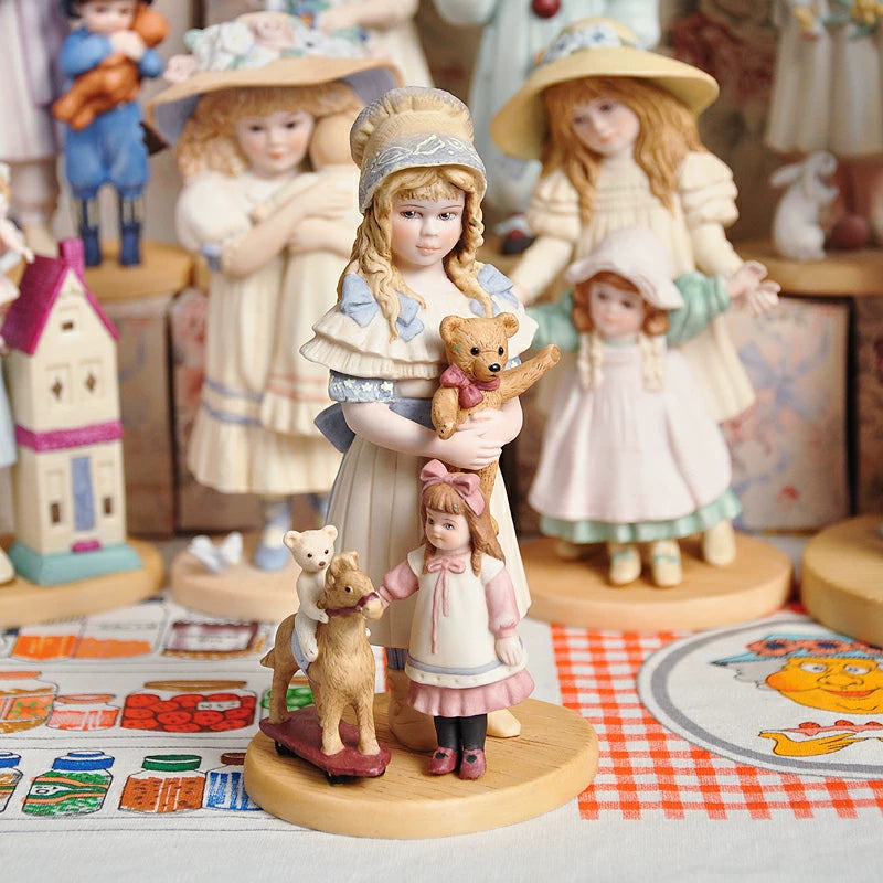 040926-doll-21 Antique Soup Doll Victorian Style Vintage Little Girl Doll Ceramic Ornament