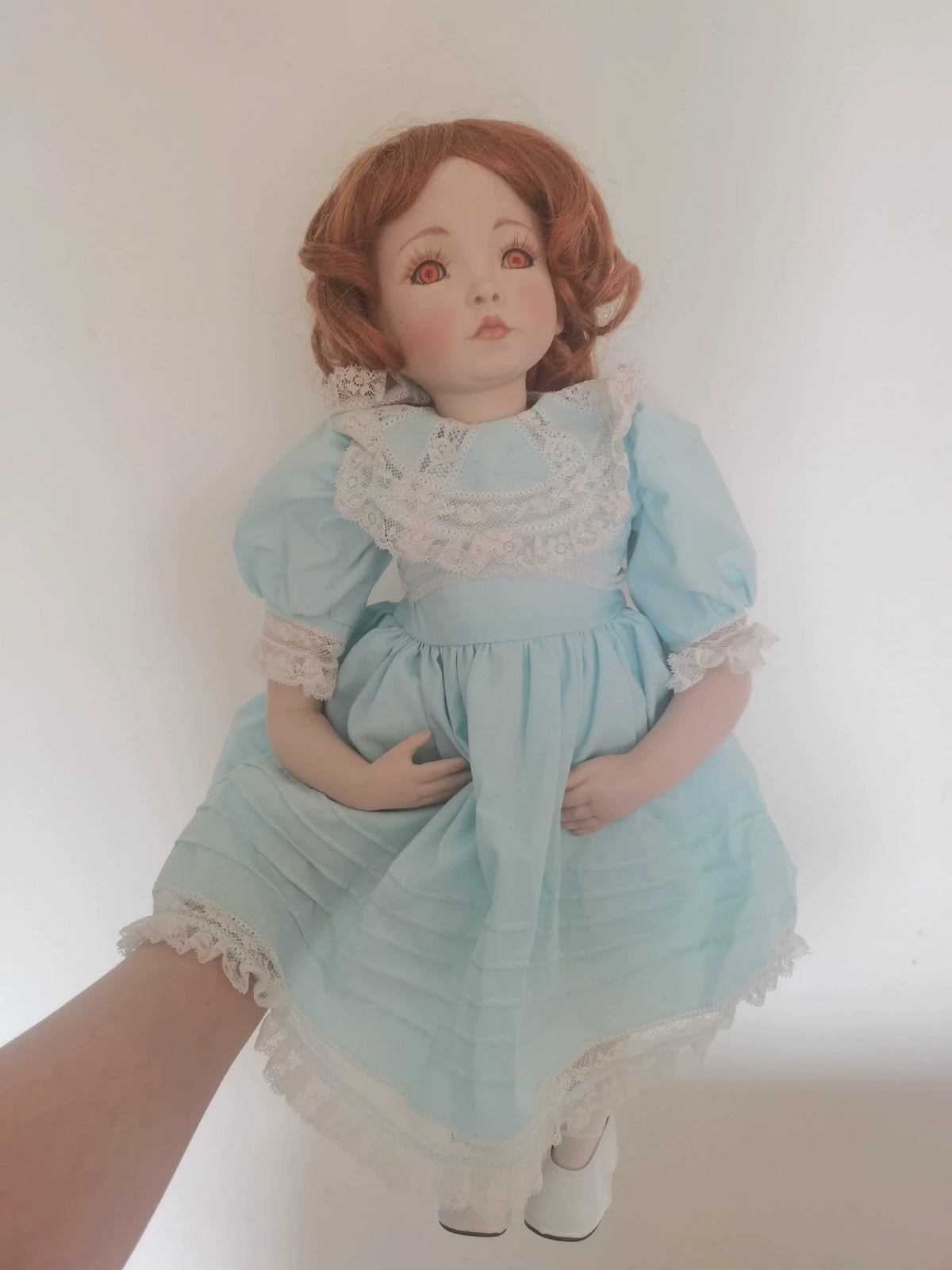 170926-toy-64 Dianna Effner Emily 1991 American Artist Doll 20" Cloth Body Porcelain Limbs