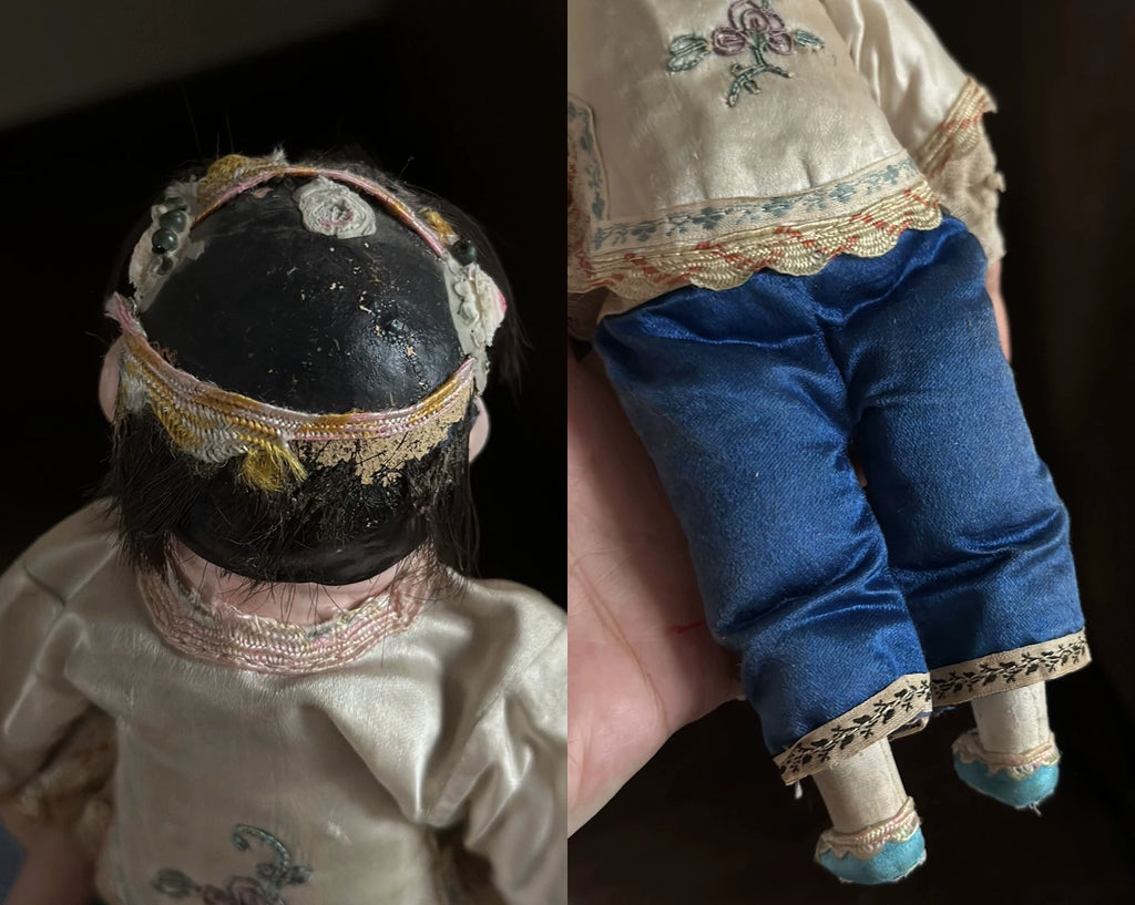 040926-doll-16 Chinese Qing Dynasty Doll Embroidered Puppet Nostalgic Doll