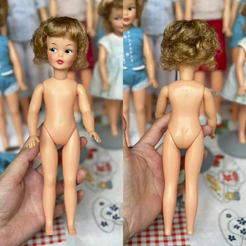 040926-doll-27 Antique Doll Old Rubber Leather Tammy Doll Pepper Sister Multiple