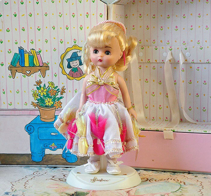 040926-doll-6 Antique doll effanbee doll pink candy girl baby size: doll height about 22cm.