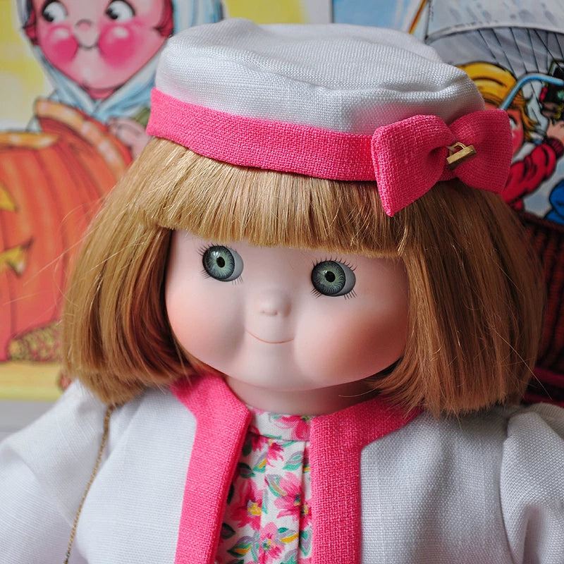 040926-doll-22 Antique Porcelain Doll Dolly Dingle Dolly Fat Tomato Soup Floral Doll