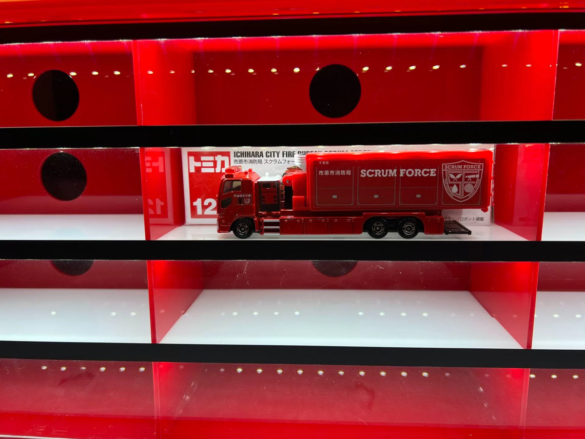 260926-toy-1 Tomica Domeka car model display cabinet specially placed long box