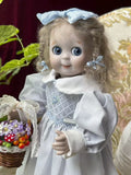 040926-doll-4 Antique ceramic doll German thick soup JDK221 small oblique all-porcelain five-joint body retro engraving
