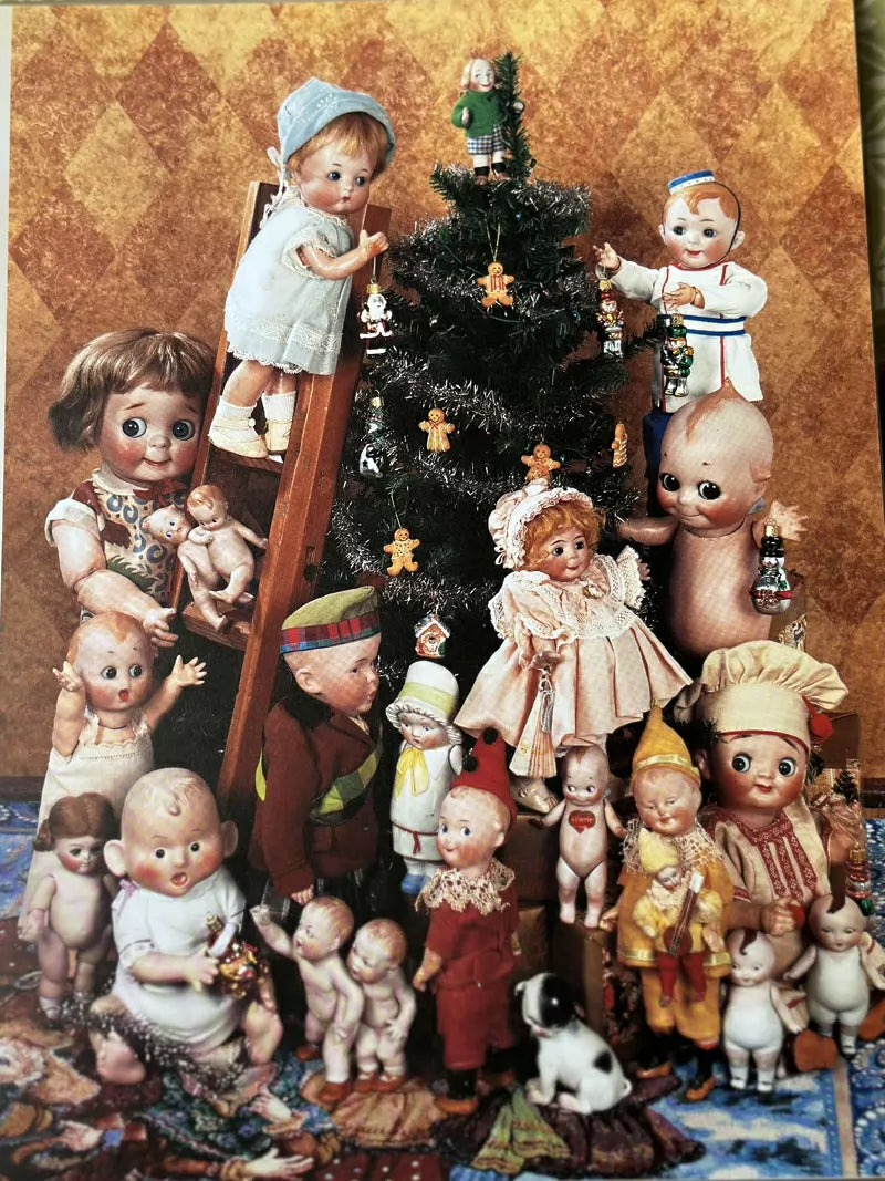 040926-doll-205 Antique German Miniature Slanted-Eyed Thick Soup Doll Full-Color Doll Collection and Illustrated Guide