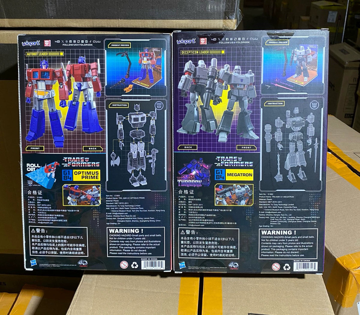 200926-toy-88 Transformers YOLOPARK G1 G1883 G1882 New