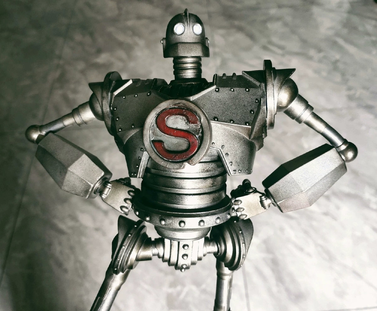 021026-toy-53 DST Iron Giant sideshow 1/6 statue battle damaged painting PVC materia