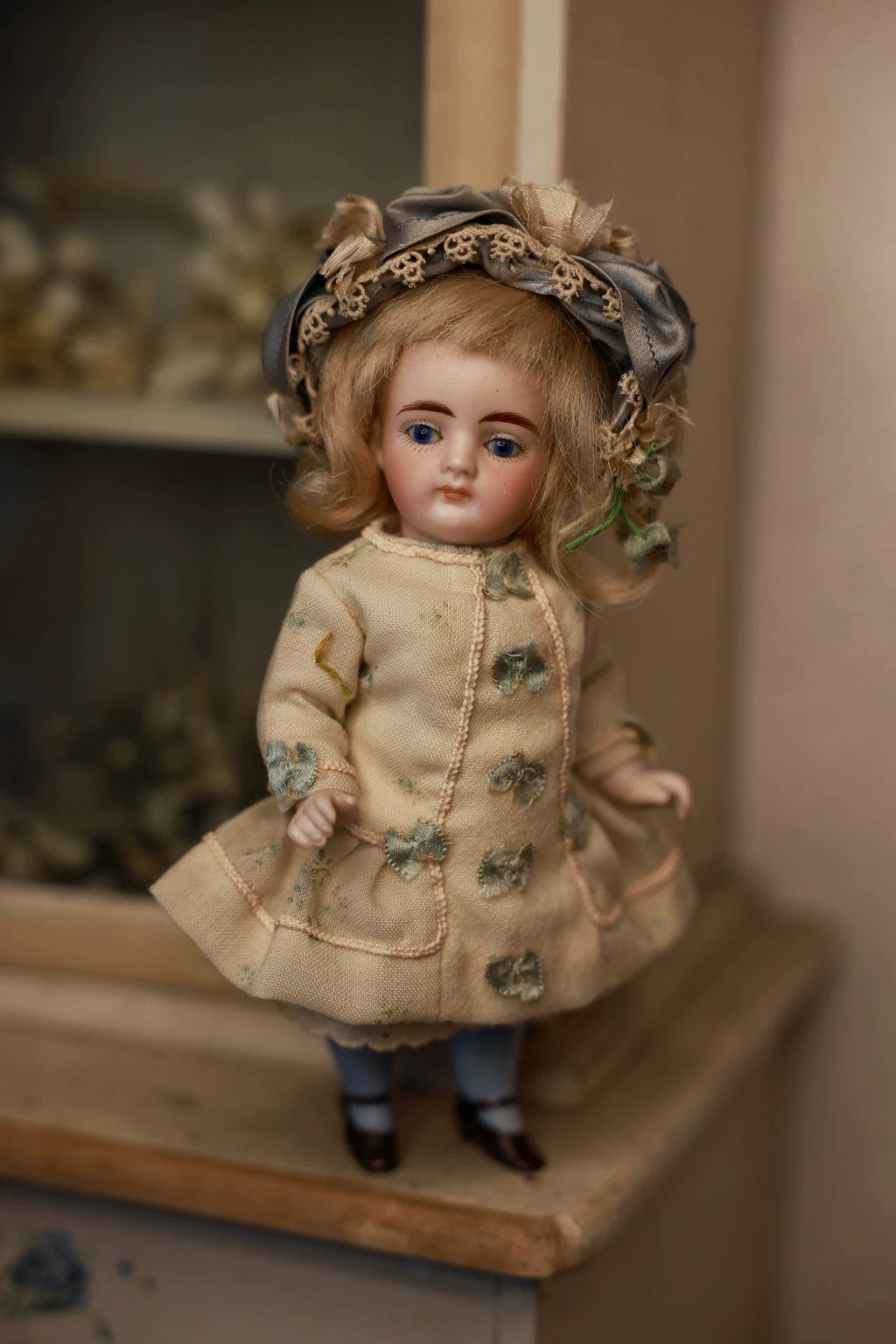 260926-toy-61 Kestner Antique Soup Dolls Photo Only Early Full Porcelain Shut Up German Cera