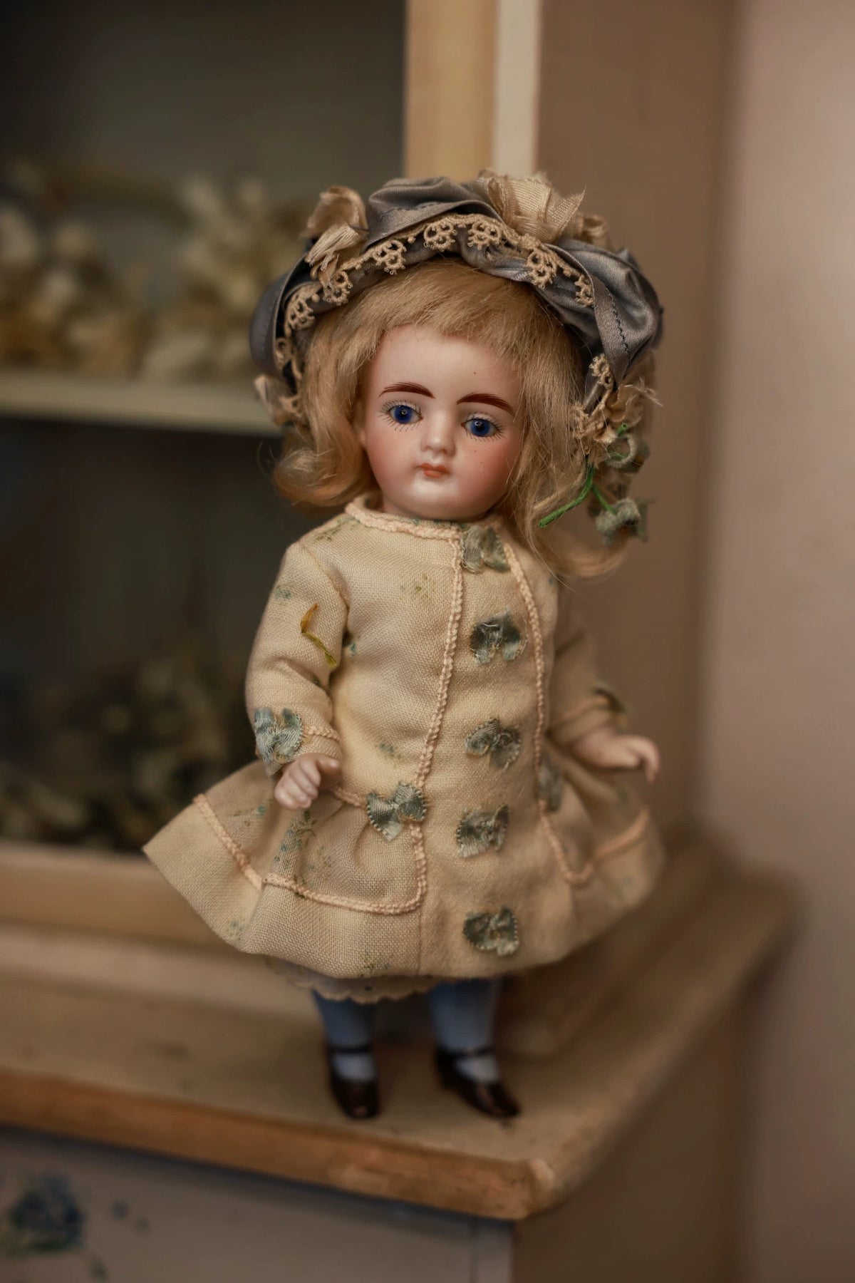 260926-toy-61 Kestner Antique Soup Dolls Photo Only Early Full Porcelain Shut Up German Cera
