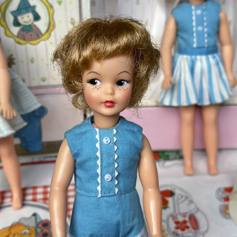 040926-doll-27 Antique Doll Old Rubber Leather Tammy Doll Pepper Sister Multiple