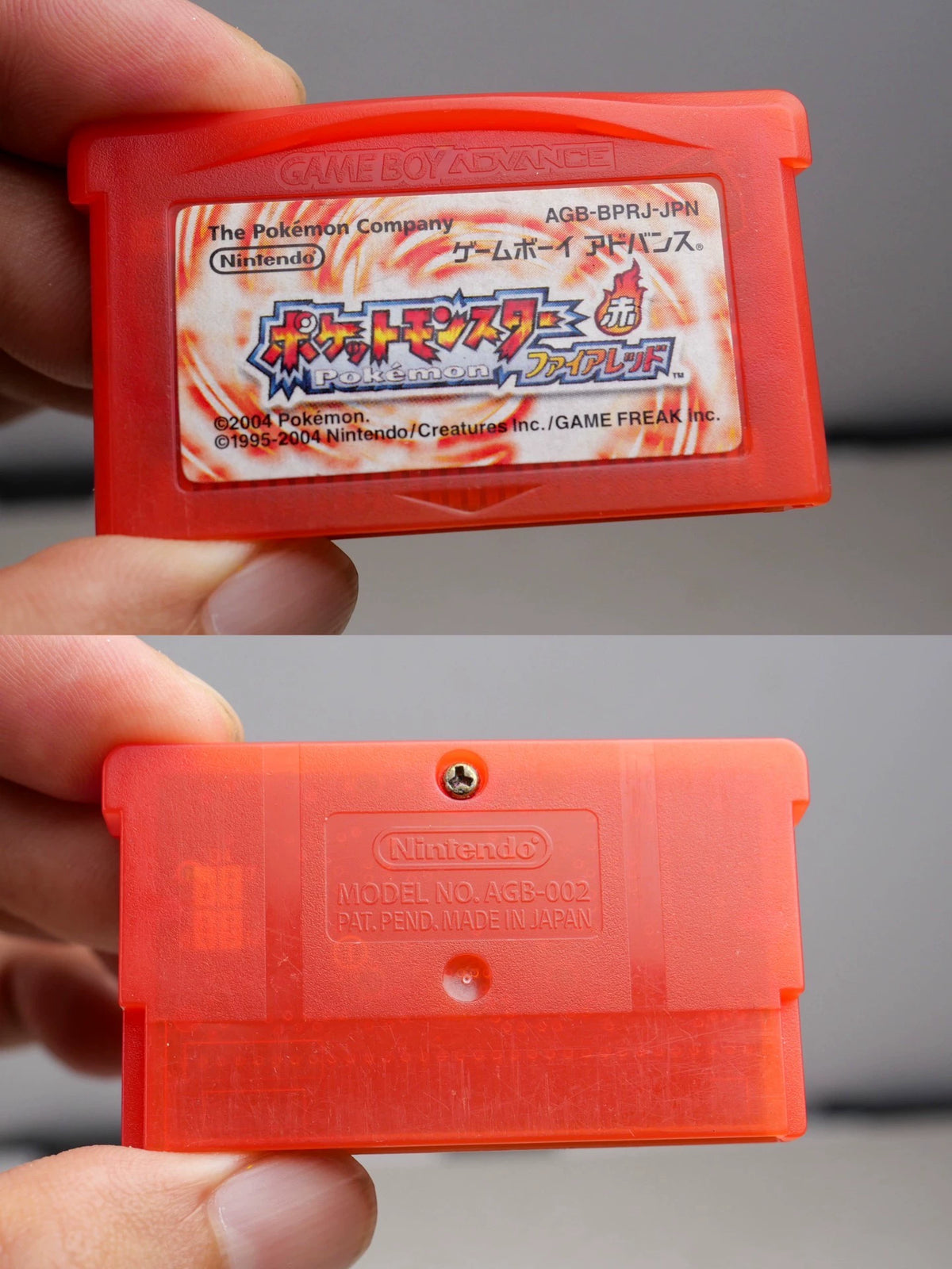 120926-toy-46 GBA game, Pokemon, fiery red leaf green, original genuine, naked card, color as shown. The cartridge is in good condition, the chip memory is normal, the function is two packages are priced, and two storage boxes are delivered.