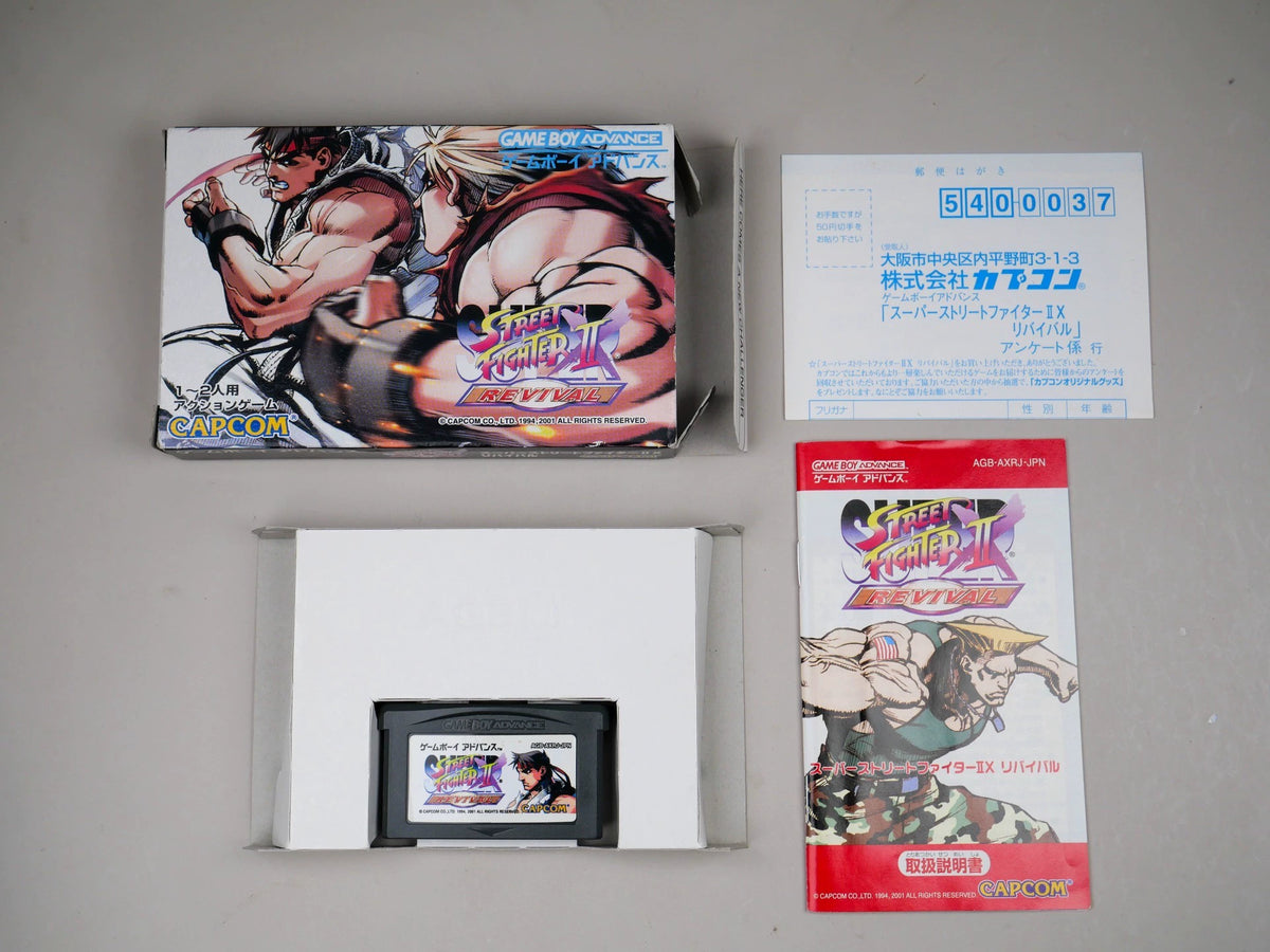 GBA game, Street Fighter, 2X, Resuscitation, Medieval Original Cassette, as shown in the picture, the box is full, the trace of normal use of the box, Figure 9 The inner box is a sticky adhesive, the chip memory, the function is and the transparent