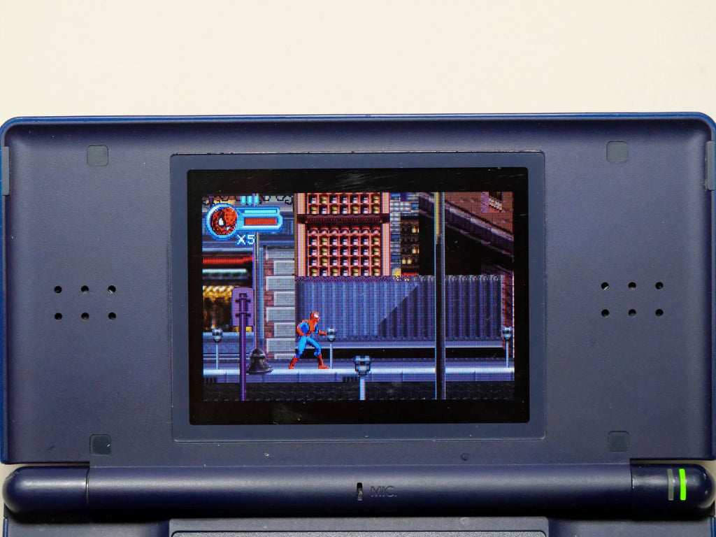 120926-toy-58 GBA game, Spider-Man, mysterious threat, genuine cassette, rare goods, naked card without original packaging box, coloring as shown, in good condition, chip memory, normal function, including shipping a storage box.