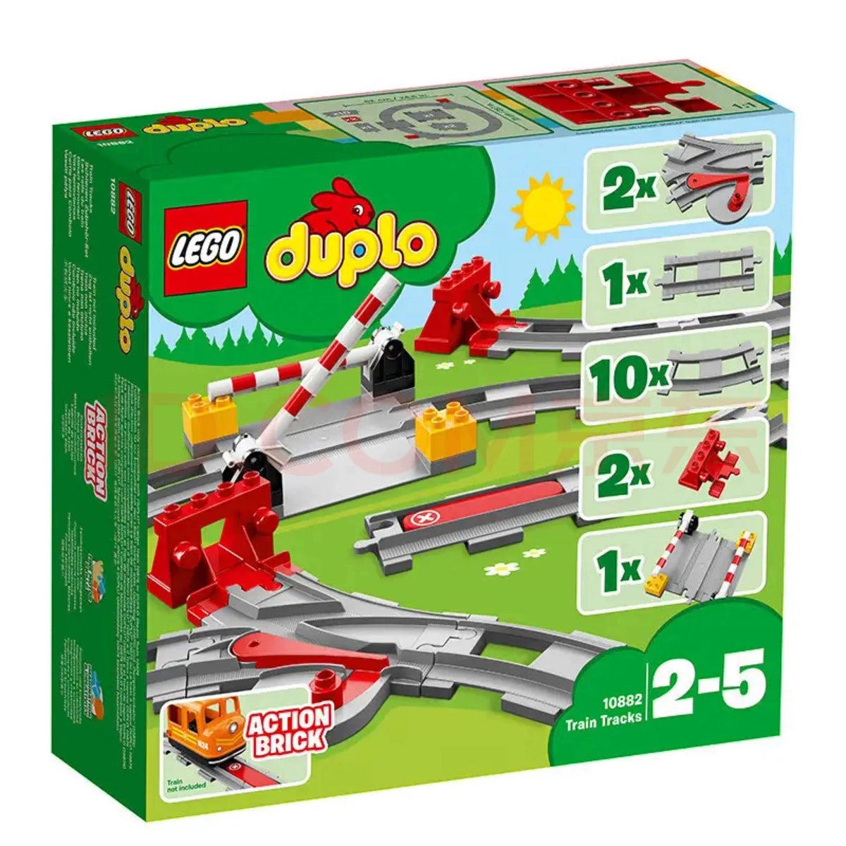 300926-toy-66 LEGO Smart Steam Train 10874 +10872 +108