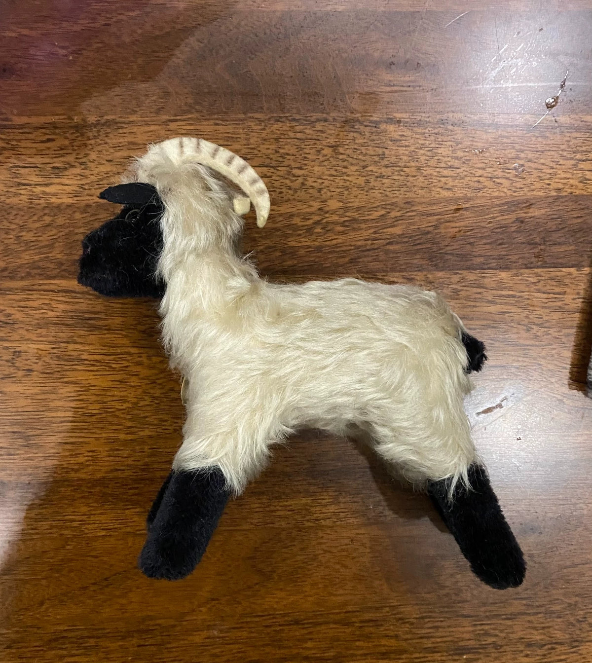 210926-toy-33 Steiff blackface goat german antique teddy bear plush doll soup vintage puppe