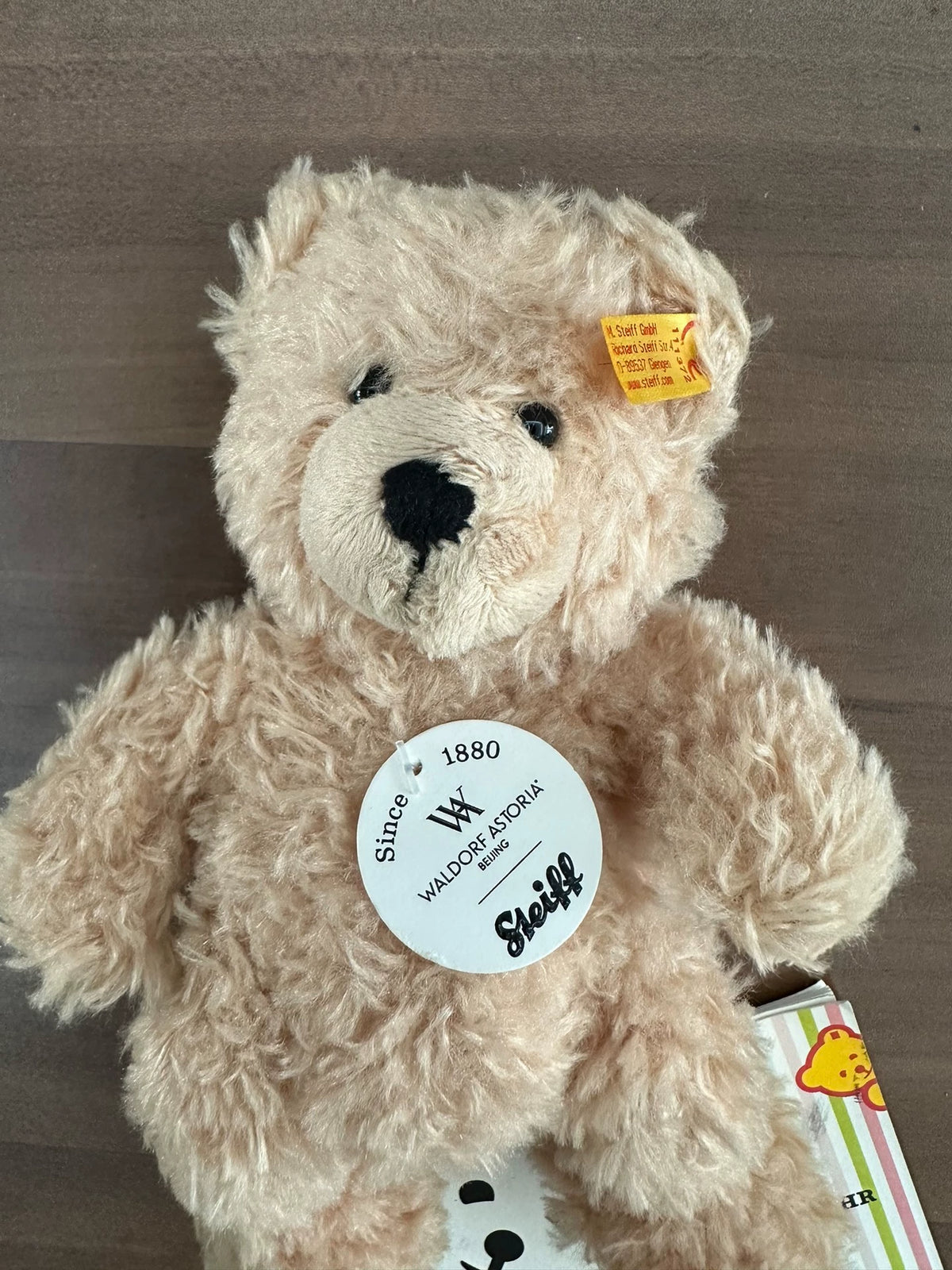 200926-toy-31 Steiff Out of print German Baby Soothe Teddy Jimmy Plush Sleeping Doll Birthd New