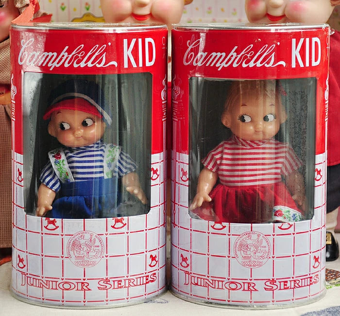 040926-doll-296 Spot Antique Gold Tomboy Tomato Soup Doll Campbell Soup Vintage Rubber Leather Doll Barbie Doll Piggy Bank