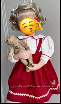 021026-toy-20 Effner French antique baby clothes 18-inch dianna porcelain doll can be worn
