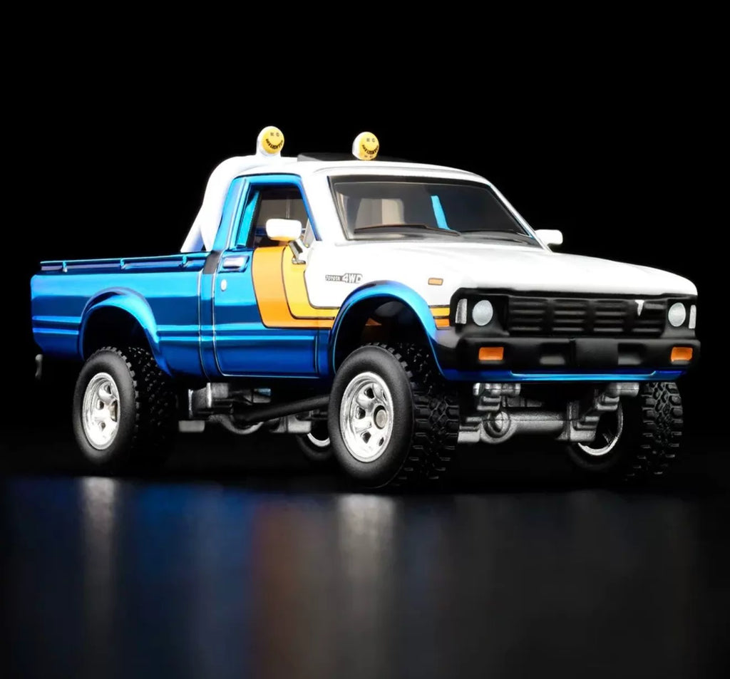 250926-toy-56 Hot Wheels RLC series Toyota SR5 4WD pickup alloy material 1/64 scale blue with white 1981