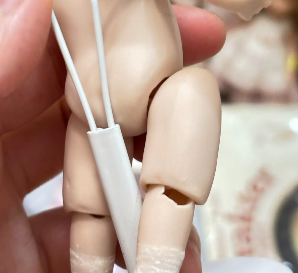 260926-toy-66 Small Size Nasal Kang Mini Full Porcelain Multi-joint Antique Doll
