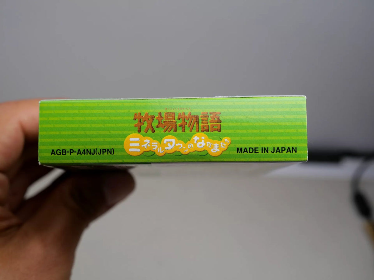 120926-toy-15 GBA game, ranch story, mineral town partners, boy version, original genuine cartridge, colorful as shown, box said all-american, rare chip memory normal function, transparent protective box included in shipping.