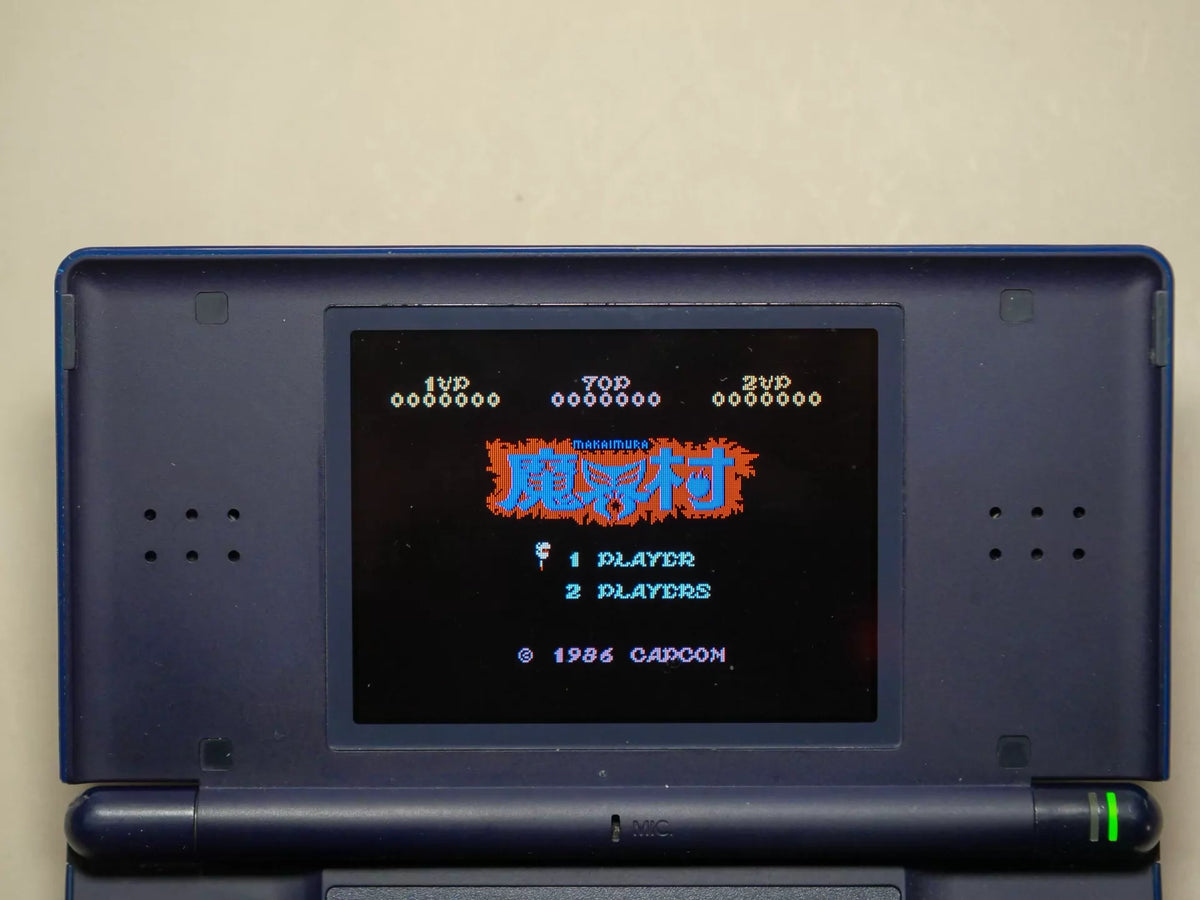 120926-toy-61 gBA game, fc mini demon world village, red and white machine classic original genuine, naked card, coloring as shown, the cartridge is in good condition, the function is normal, free shipping One storage box.