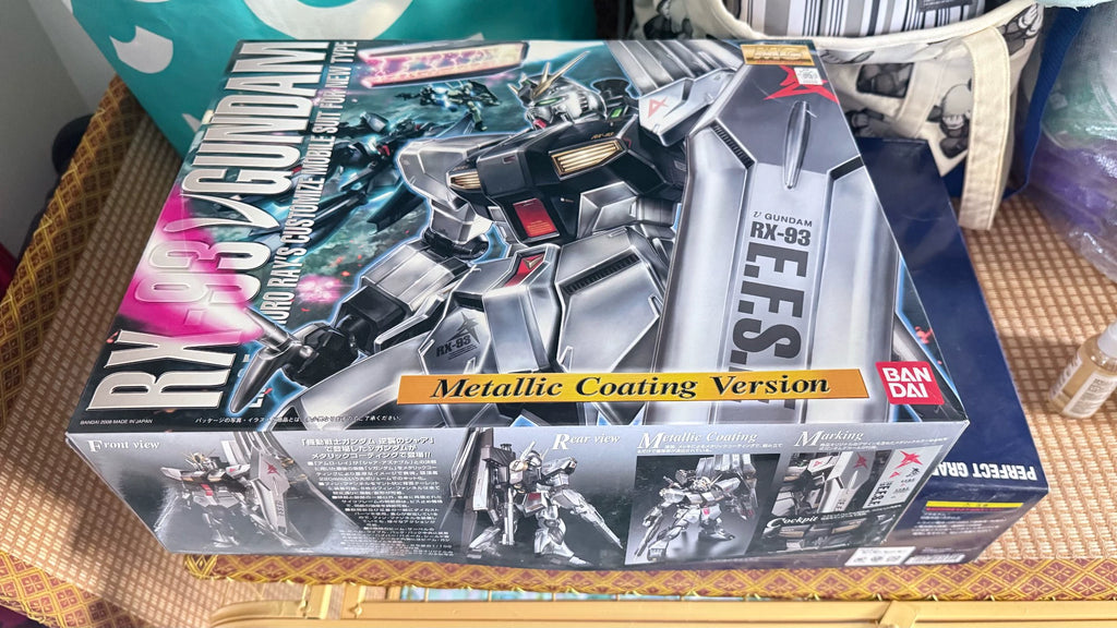 071026-toy-6 Gundam Bandai Out-of-print MG 1/100 RX-93 Niu Manatee 1.0 metal plating limit New