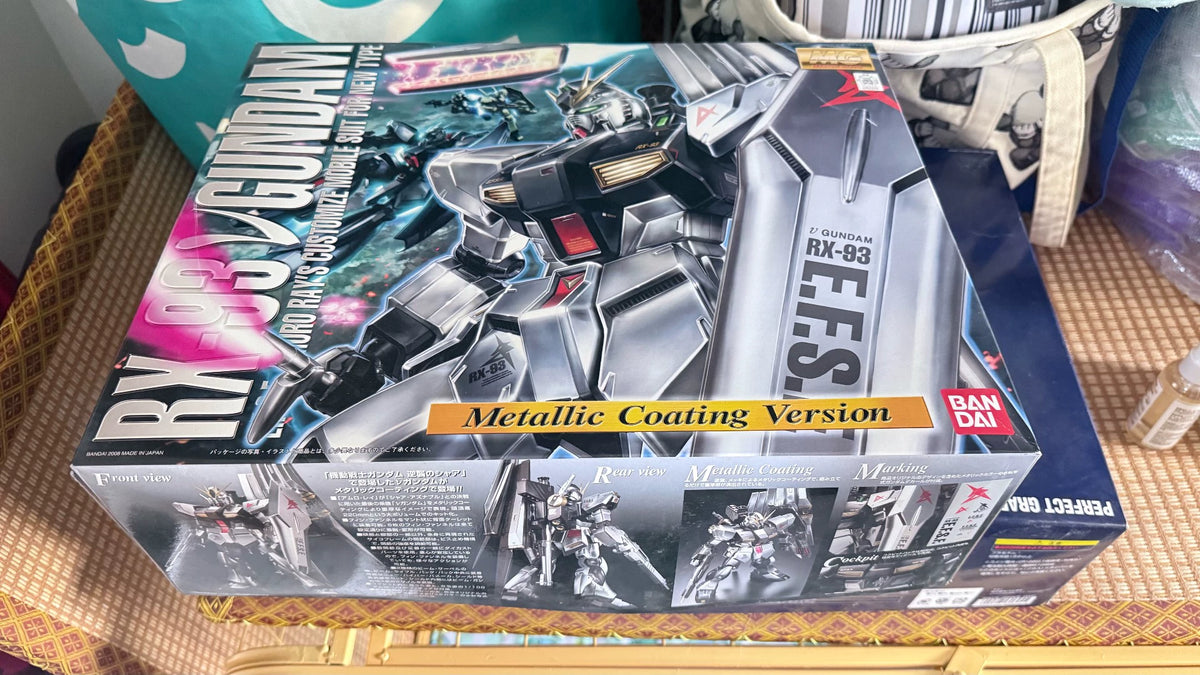 071026-toy-6 Gundam Bandai Out-of-print MG 1/100 RX-93 Niu Manatee 1.0 metal plating limit New