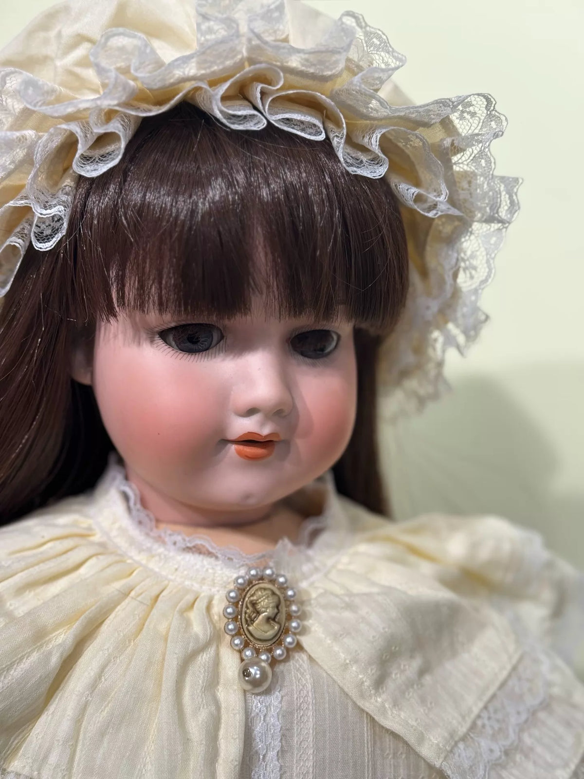 210926-toy-58 Antique Ceramic Doll German Centennial Soup Clothes