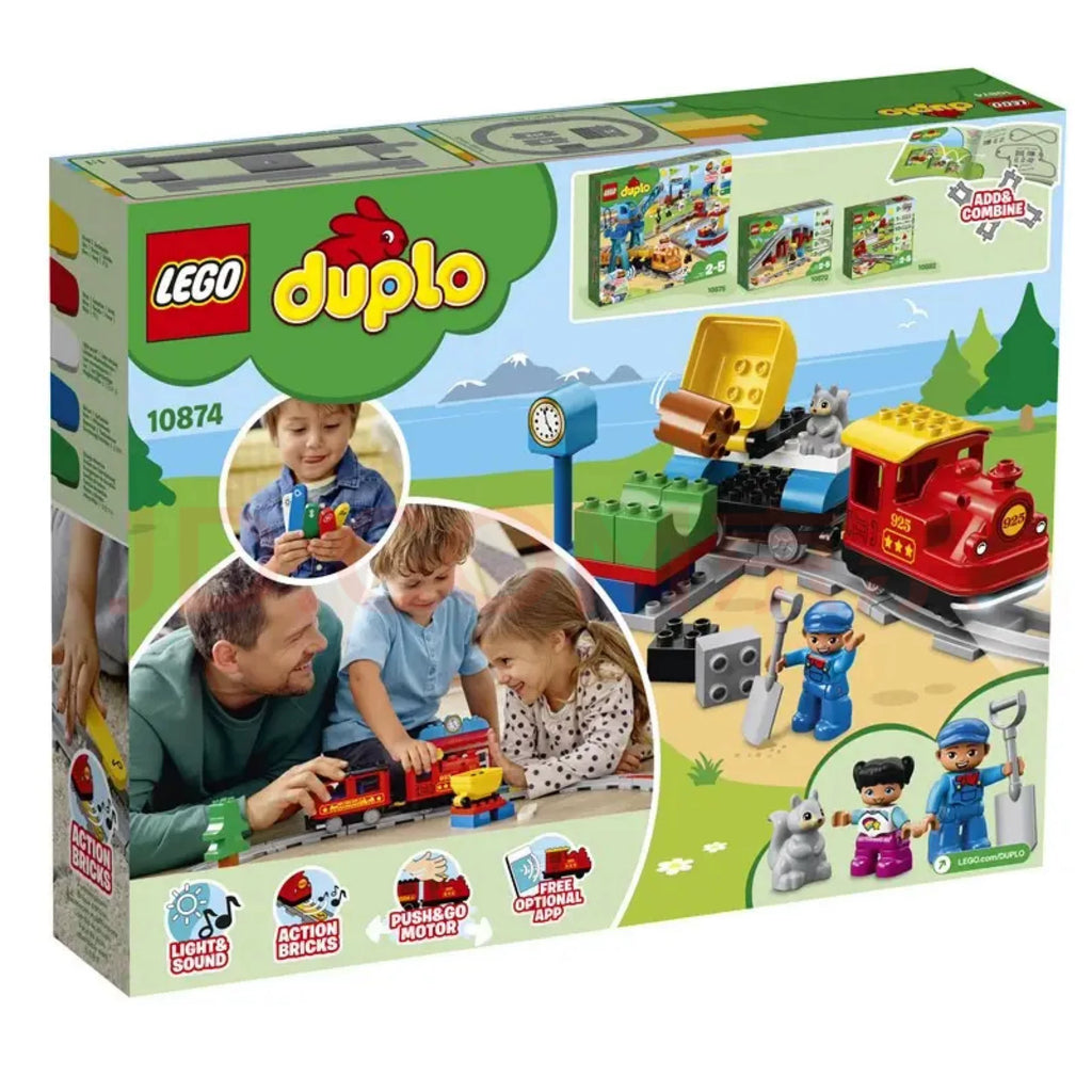 300926-toy-66 LEGO Smart Steam Train 10874 +10872 +108