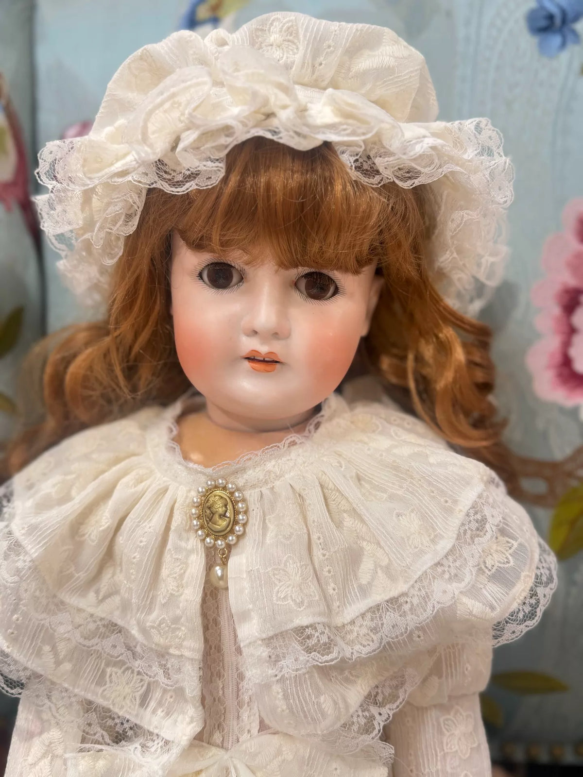 210926-toy-58 Antique Ceramic Doll German Centennial Soup Clothes