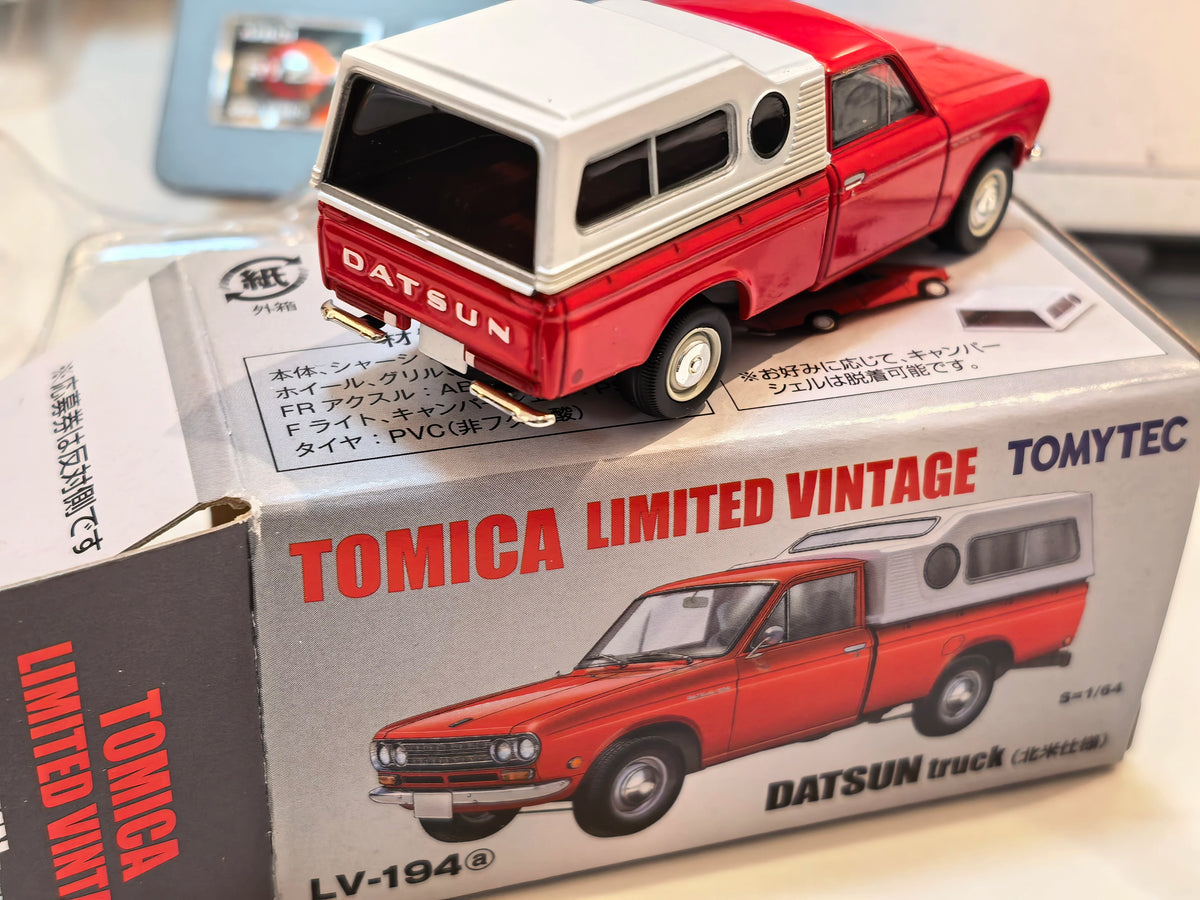 250926-toy-7 Tomica Limited Vintage tomy TLV LV-194a Japanese version 1/64 datsun truck