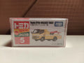 150926-toy-46 Tomica out-of-print red and white box new car sticker No. 5 Toyota trailer Toyota Dyna wrecker truck