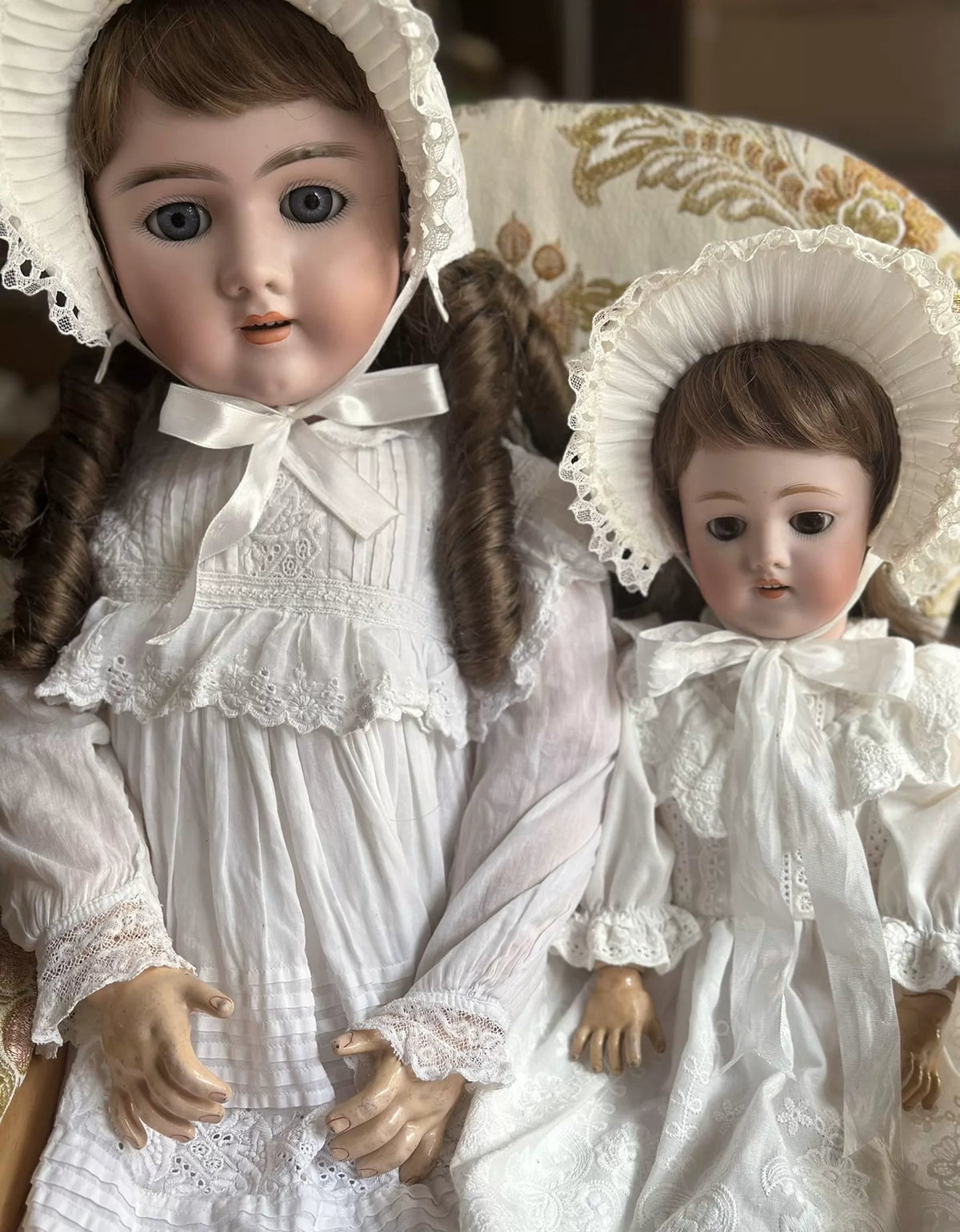040926-doll-228 Antique German Soup Doll Joint Body Handwerck109 Dep 30 \"Large Size Doll