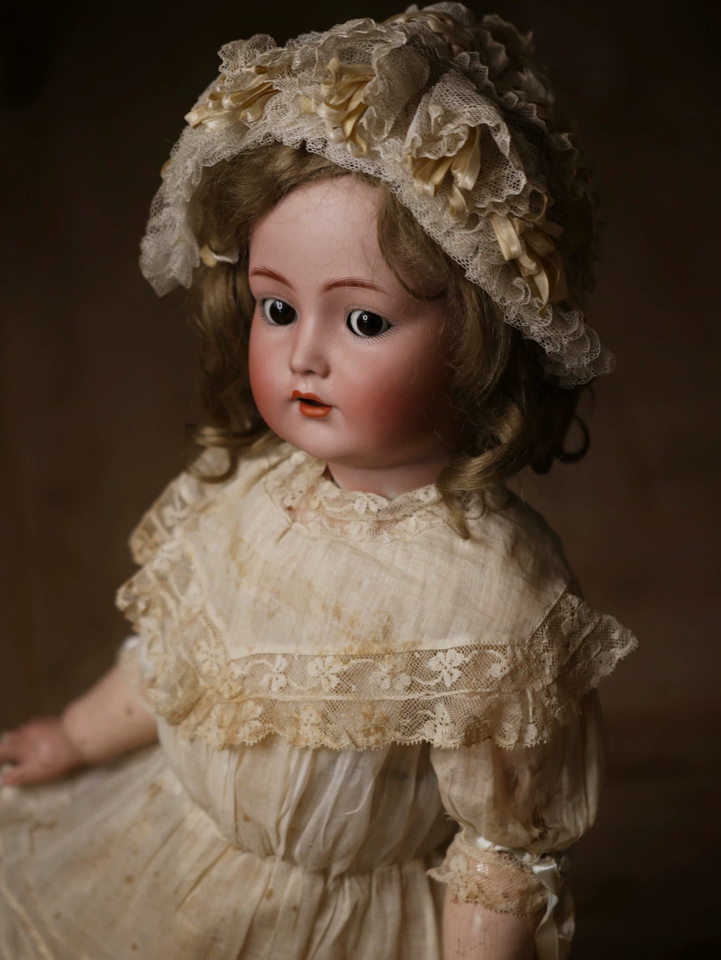 031026-toy-1 bisque doll 117n German antique ceramic with sound mechanism