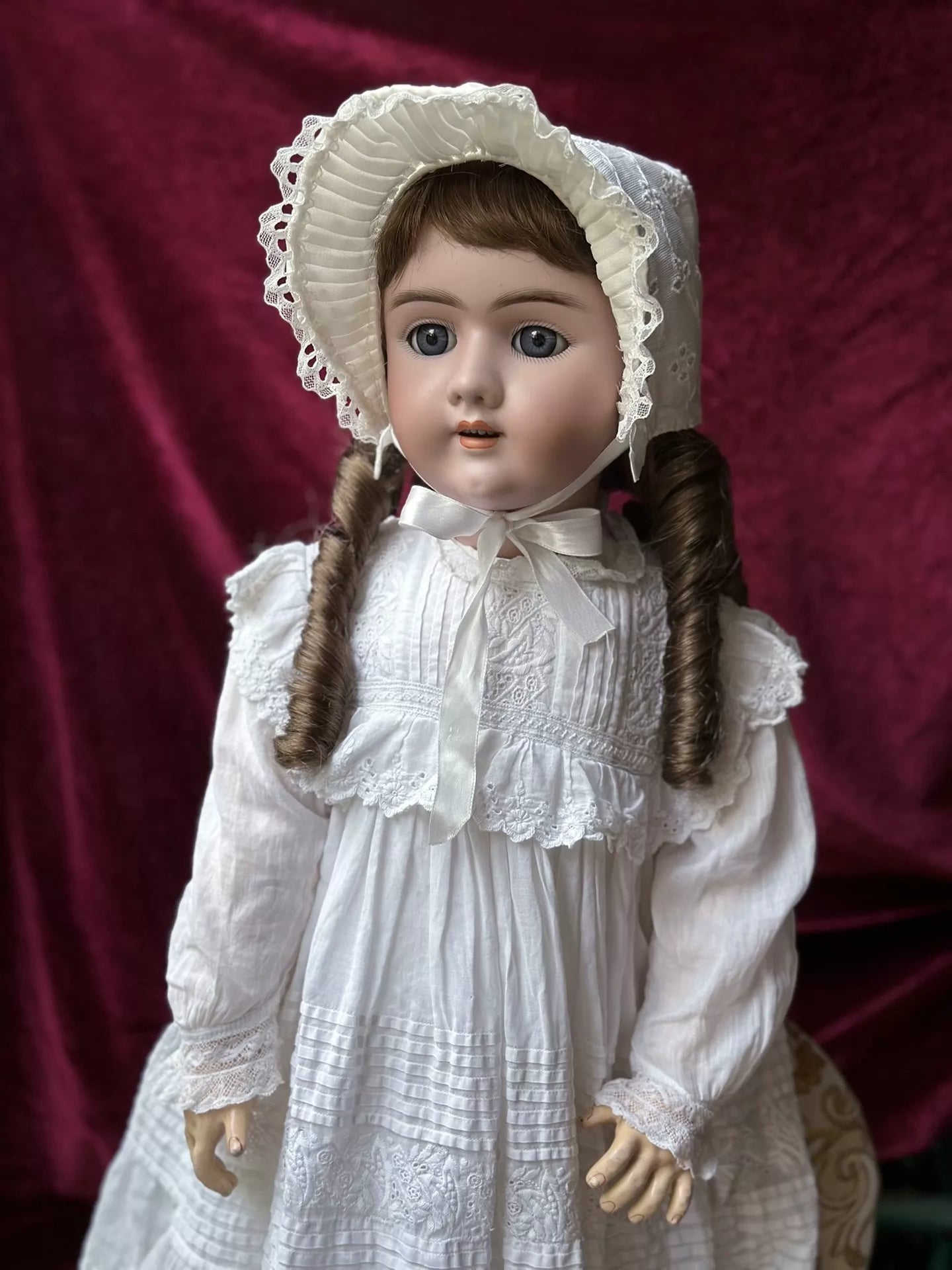 040926-doll-228 Antique German Soup Doll Joint Body Handwerck109 Dep 30 \"Large Size Doll