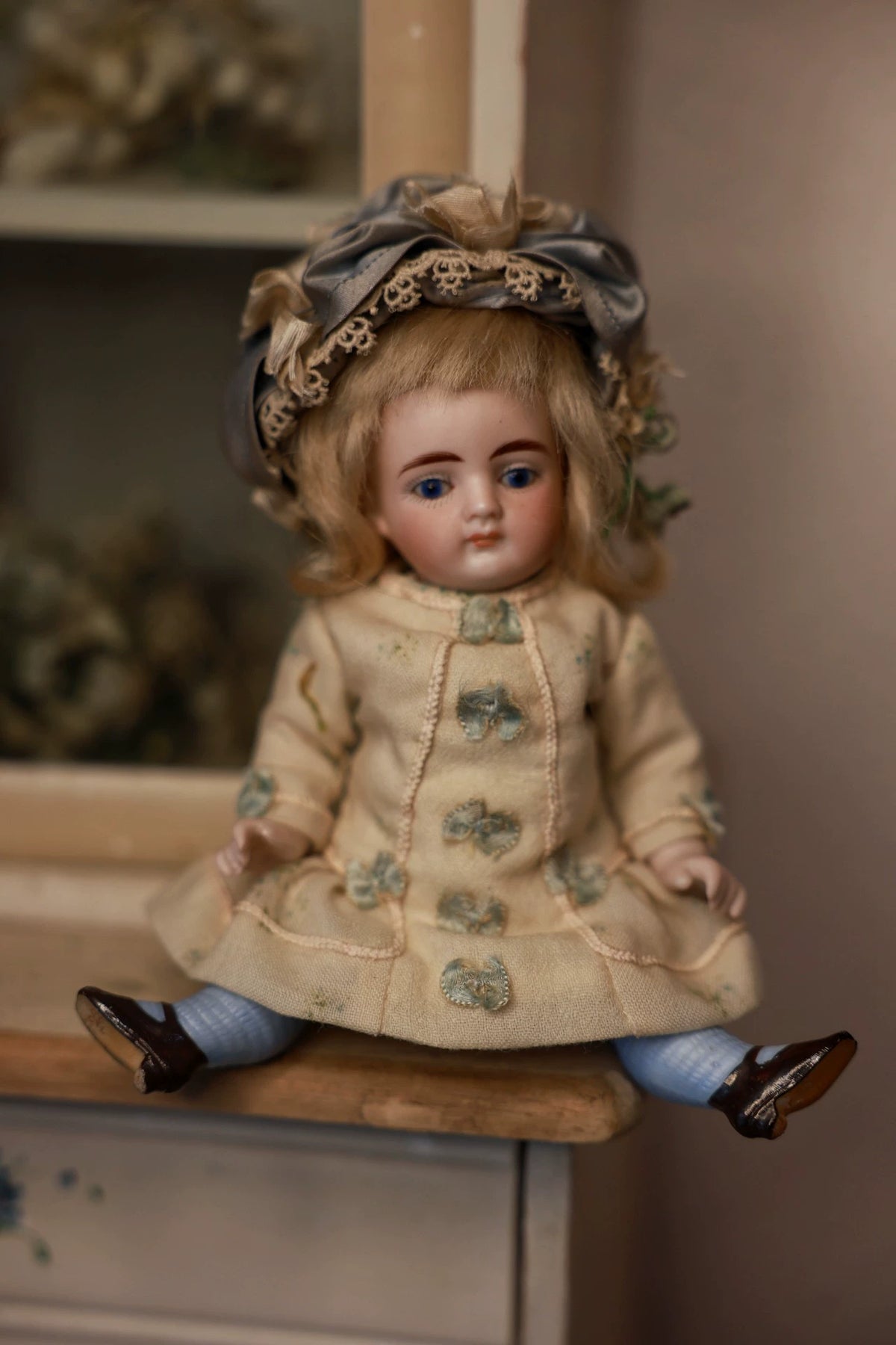 260926-toy-61 Kestner Antique Soup Dolls Photo Only Early Full Porcelain Shut Up German Cera