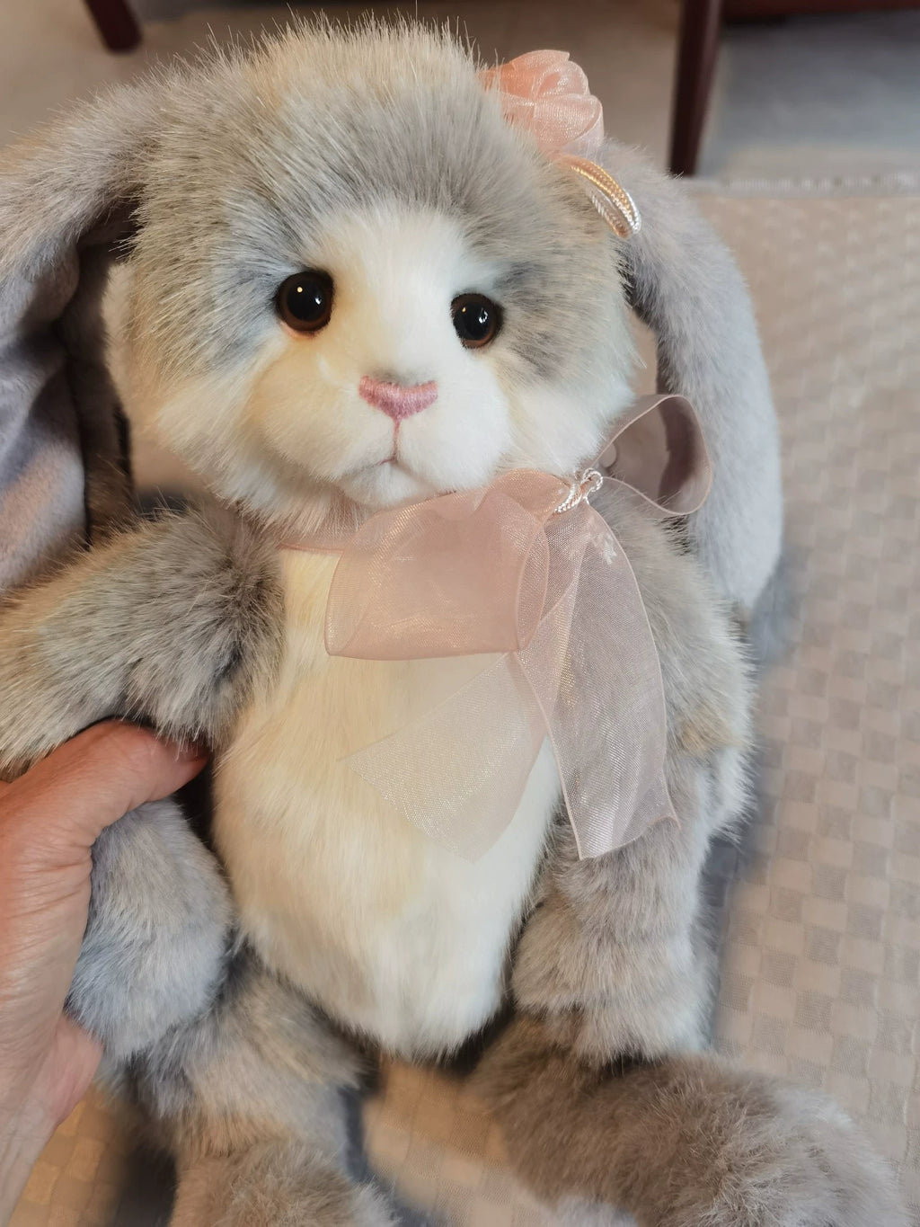 260926-toy-33 Charlie Bears Charlie Bear bunny sitting 29cm tall very cute and exquisite only stor New