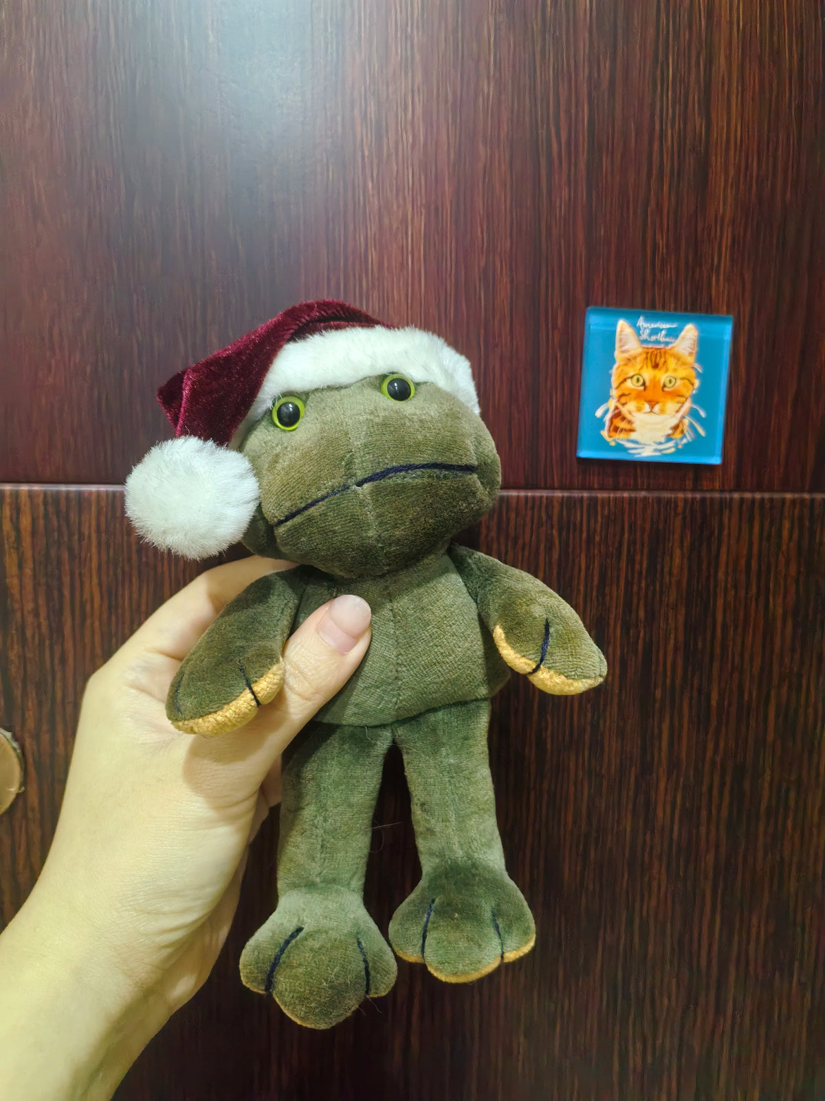 250926-toy-39 Frog Christmas Boyds Five Joints Teddy Bear Brand